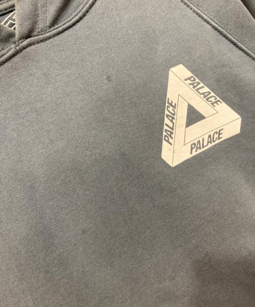 PALACE（パレス）PALACE (パレス) ロゴパーカー グレー サイズ:Mの古着・服飾アイテム