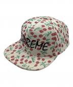 SUPREMEシュプリーム）の古着「チェリー5パネルキャップ」｜アイボリー