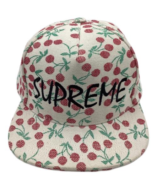 SUPREME（シュプリーム）Supreme (シュプリーム) チェリー5パネルキャップ アイボリーの古着・服飾アイテム