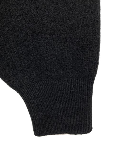 COMOLI（コモリ）COMOLI (コモリ) ラムズウール クルーネックニット ブラック サイズ:1の古着・服飾アイテム