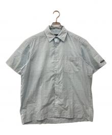 stussy（ステューシー）の古着「スナップボタンシャツ」｜ブルー