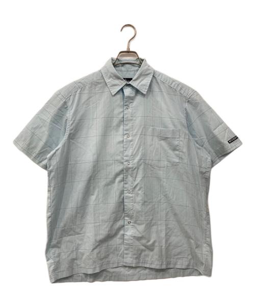 stussy（ステューシー）stussy (ステューシー) スナップボタンシャツ ブルー サイズ:Mの古着・服飾アイテム