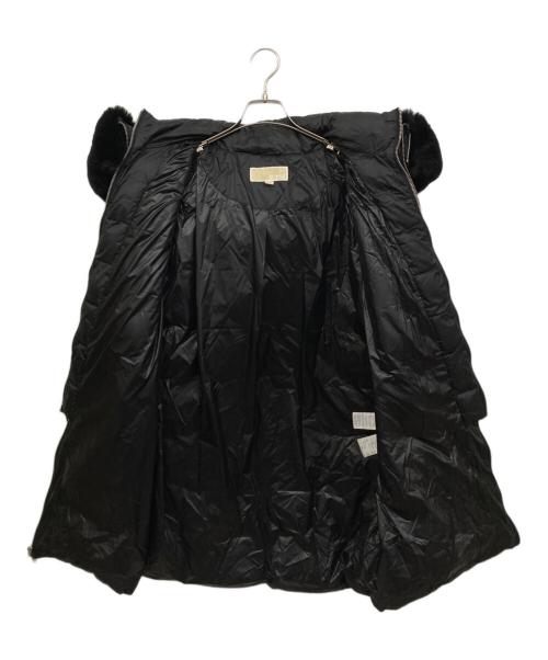 MICHAEL MICHAEL KORS（マイケル マイケルコース）MICHAEL MICHAEL KORS (マイケル マイケルコース) フーデッドダウンコート ブラック サイズ:Lの古着・服飾アイテム