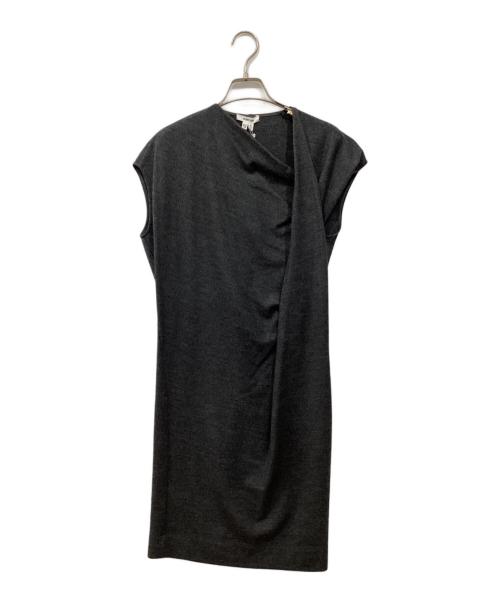 HELMUT LANG（ヘルムートラング）HELMUT LANG (ヘルムートラング) 変形ノースリーブワンピース グレー サイズ:Pの古着・服飾アイテム