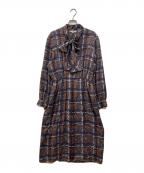 GIVENCHY GLAMOURジバンシーグラマー）の古着「総柄ボウタイワンピース」｜マルチカラー