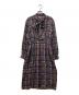 GIVENCHY GLAMOUR（ジバンシーグラマー）の古着「総柄ボウタイワンピース」｜マルチカラー