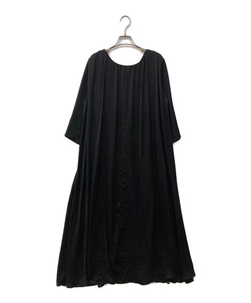 Ameri（アメリ）AMERI (アメリ) 2WAY CURTAIN VOLUME DRESS ブラック サイズ:Mの古着・服飾アイテム