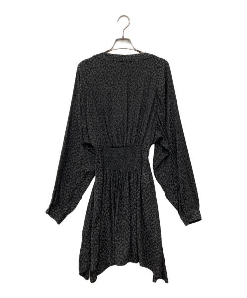 ALL SAINTS（オールセインツ）ALL SAINTS (オールセインツ) ニコラ レオパード ドレス グレー サイズ:SMALLの古着・服飾アイテム