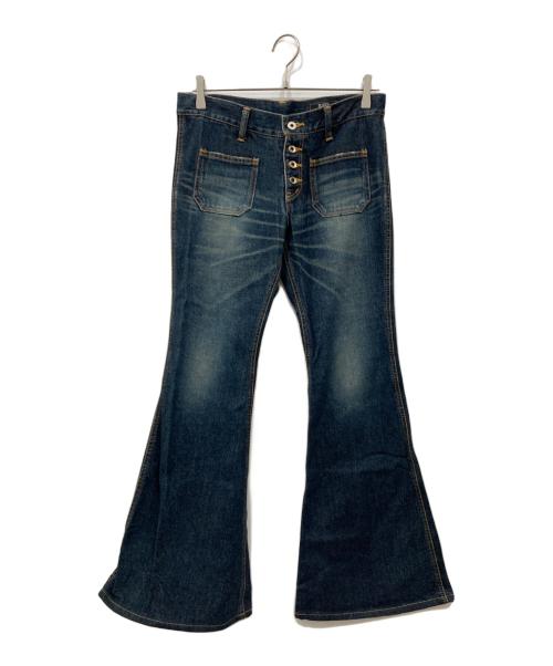 SLIDER（スライダー）SLIDER (スライダー) ベルボトムデニム インディゴ サイズ:31の古着・服飾アイテム
