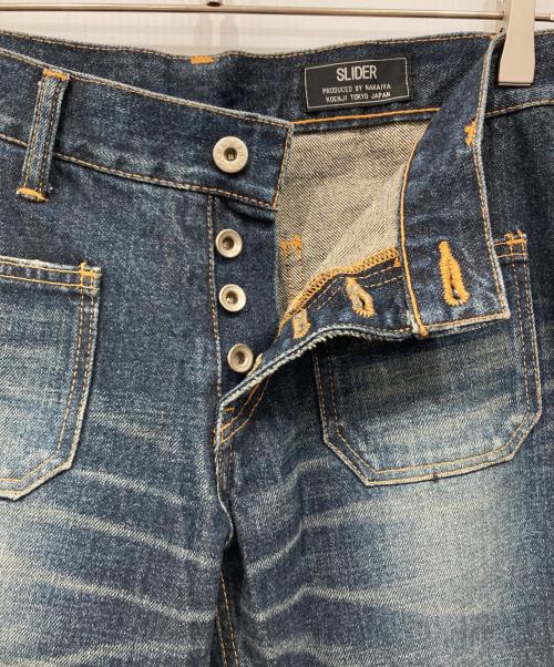 SLIDER（スライダー）SLIDER (スライダー) ベルボトムデニム インディゴ サイズ:31の古着・服飾アイテム