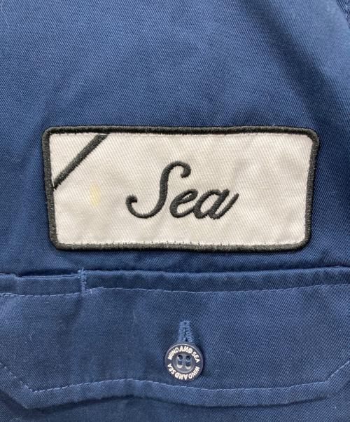 WIND AND SEA（ウィンダンシー）WIND AND SEA (ウィンダンシー) GOD SELECTION XXX (ゴッドセレクショントリプルエックス) ツイルワークシャツ ネイビー サイズ:Lの古着・服飾アイテム