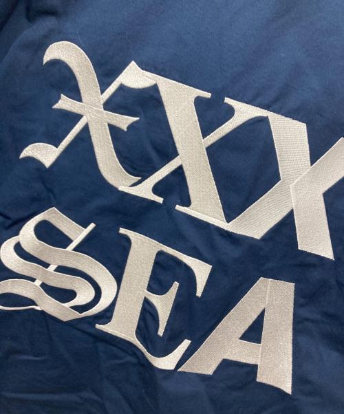 WIND AND SEA（ウィンダンシー）WIND AND SEA (ウィンダンシー) GOD SELECTION XXX (ゴッドセレクショントリプルエックス) ツイルワークシャツ ネイビー サイズ:Lの古着・服飾アイテム