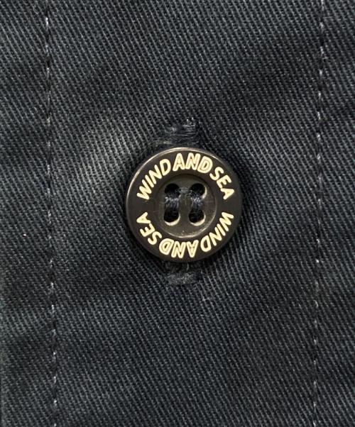 WIND AND SEA（ウィンダンシー）WIND AND SEA (ウィンダンシー) GOD SELECTION XXX (ゴッドセレクショントリプルエックス) ツイルワークシャツ ネイビー サイズ:Lの古着・服飾アイテム