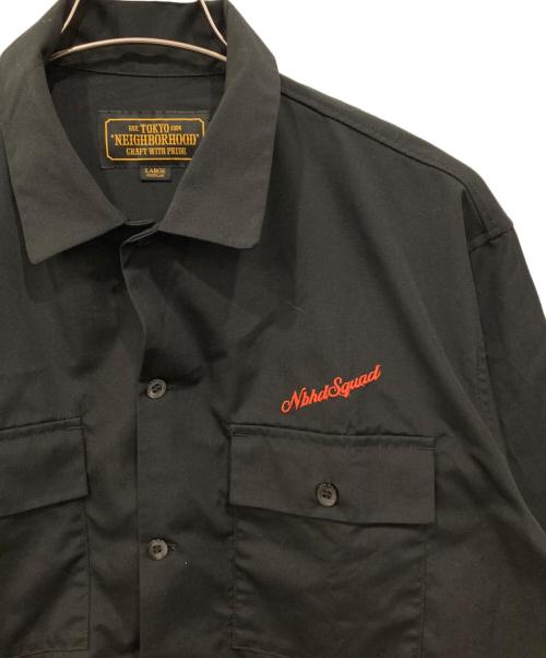 NEIGHBORHOOD（ネイバーフッド）NEIGHBORHOOD (ネイバーフッド) クラシックワークシャツ ブラック サイズ:Lの古着・服飾アイテム