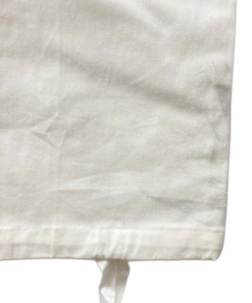 NIKE（ナイキ）NIKE (ナイキ) OFFWHITE (オフホワイト) ナイロン切替コットンカーゴロングパンツ ホワイト サイズ:Sの古着・服飾アイテム