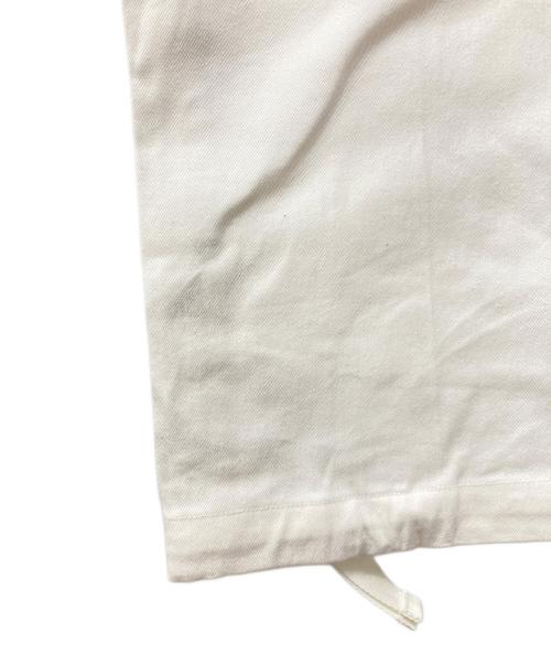 NIKE（ナイキ）NIKE (ナイキ) OFFWHITE (オフホワイト) ナイロン切替コットンカーゴロングパンツ ホワイト サイズ:Sの古着・服飾アイテム