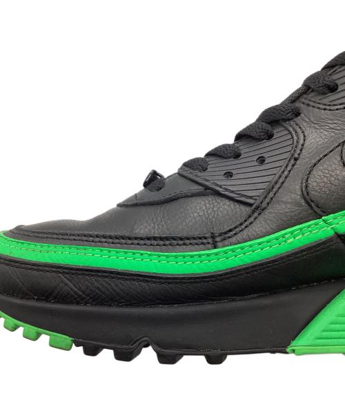 NIKE（ナイキ）NIKE (ナイキ) UNDEFEATED (アンディフィーテッド) Air Max 90 / エア マックス 90  ブラック×グリーン サイズ:28cmの古着・服飾アイテム