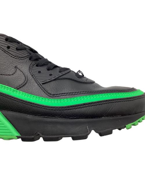 NIKE（ナイキ）NIKE (ナイキ) UNDEFEATED (アンディフィーテッド) Air Max 90 / エア マックス 90  ブラック×グリーン サイズ:28cmの古着・服飾アイテム