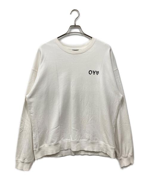 OY（オーワイ）OY (オーワイ) クルーネックスウェット ホワイト サイズ:不明の古着・服飾アイテム