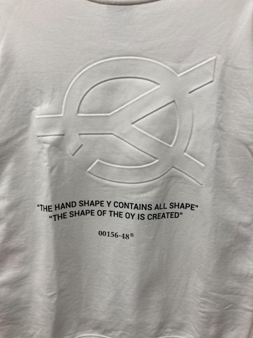 OY（オーワイ）OY (オーワイ) クルーネックスウェット ホワイト サイズ:不明の古着・服飾アイテム