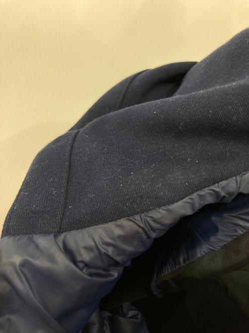 POLO RALPH LAUREN（ポロ・ラルフローレン）POLO RALPH LAUREN (ポロ・ラルフローレン) ニット切替ダウンジャケット ネイビー サイズ:XSの古着・服飾アイテム