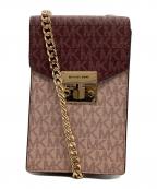 MICHAEL KORSマイケル・コース）の古着「フォーンクロスボディスモールバッグ」｜パープル×ピンク