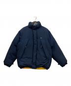 NAUTICA×FREAK'S STOREノーティカ×フリークスストア）の古着「リバーシブルダウンジャケット」｜イエロー×ネイビー