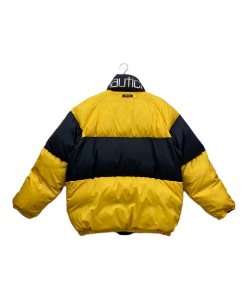 NAUTICA（ノーティカ）NAUTICA (ノーティカ) FREAK'S STORE (フリークスストア) リバーシブルダウンジャケット イエロー×ネイビー サイズ:Sの古着・服飾アイテム