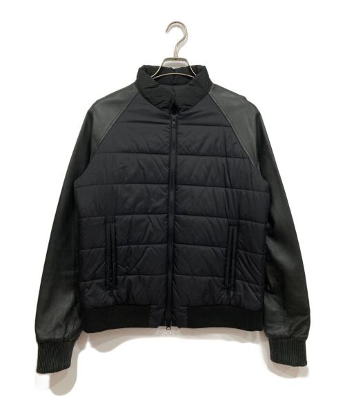 UNDERCOVER（アンダーカバー）UNDERCOVER (アンダーカバー) レザースリーブジャケット ブラック サイズ:2の古着・服飾アイテム