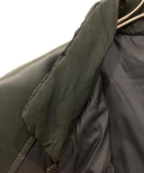 UNDERCOVER（アンダーカバー）UNDERCOVER (アンダーカバー) レザースリーブジャケット ブラック サイズ:2の古着・服飾アイテム
