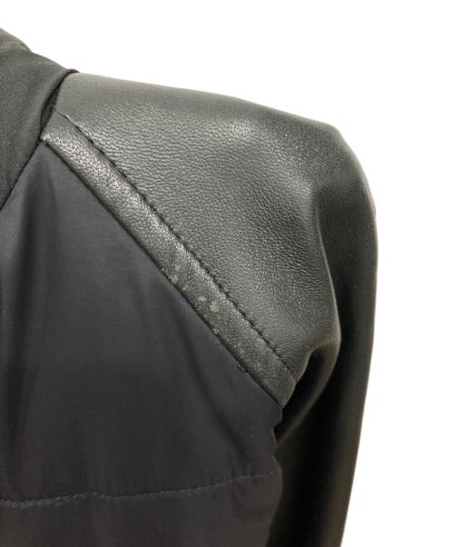 UNDERCOVER（アンダーカバー）UNDERCOVER (アンダーカバー) レザースリーブジャケット ブラック サイズ:2の古着・服飾アイテム