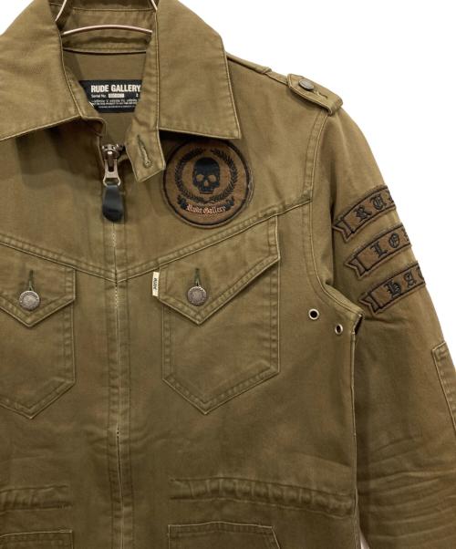 RUDE GALLERY（ルードギャラリー）RUDE GALLERY (ルードギャラリー) ミリタリージャケット グリーン サイズ:2の古着・服飾アイテム
