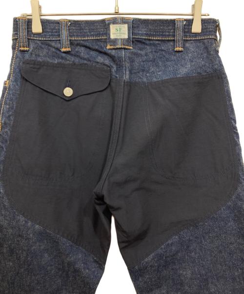 SASSAFRAS（ササフラス）SASSAFRAS (ササフラス) ペインターパンツ インディゴ サイズ:Sの古着・服飾アイテム