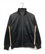 stussyステューシー）の古着「Textured Rib トラックジャケット」｜ブラック