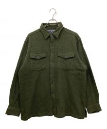 POLO SPORT（ポロスポーツ）の古着「ウールコットンシャツ」｜カーキ