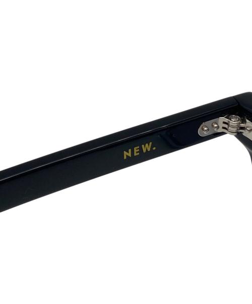 NEW.（ニュー）NEW. (ニュー) クリアサングラス ブラック サイズ:44□24-148-C8の古着・服飾アイテム