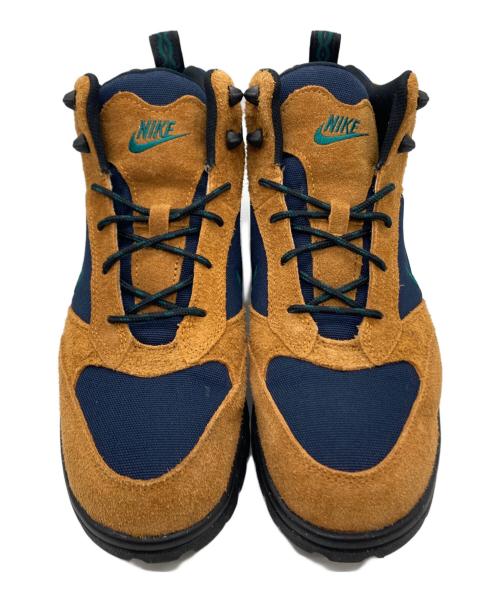 NIKE ACG（ナイキエーシージー）NIKE ACG (ナイキエーシージー) ハイカットスニーカー ネイビー×ブラウン サイズ:28㎝の古着・服飾アイテム