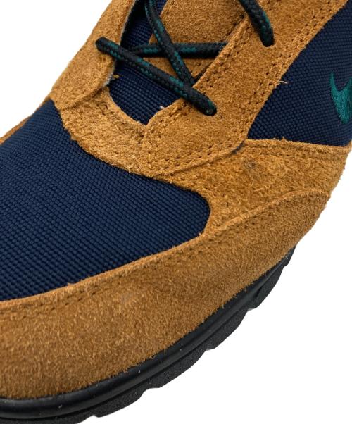 NIKE ACG（ナイキエーシージー）NIKE ACG (ナイキエーシージー) ハイカットスニーカー ネイビー×ブラウン サイズ:28㎝の古着・服飾アイテム