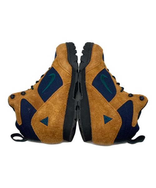NIKE ACG（ナイキエーシージー）NIKE ACG (ナイキエーシージー) ハイカットスニーカー ネイビー×ブラウン サイズ:28㎝の古着・服飾アイテム