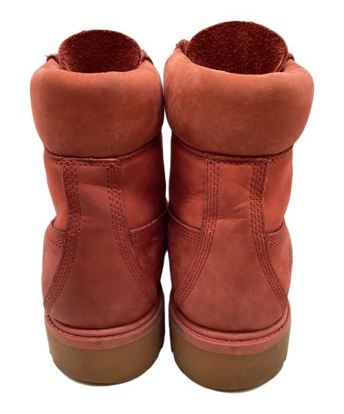 Timberland（ティンバーランド）Timberland (ティンバーランド) レースアップブーツ レッド サイズ:SIZE 8Wの古着・服飾アイテム