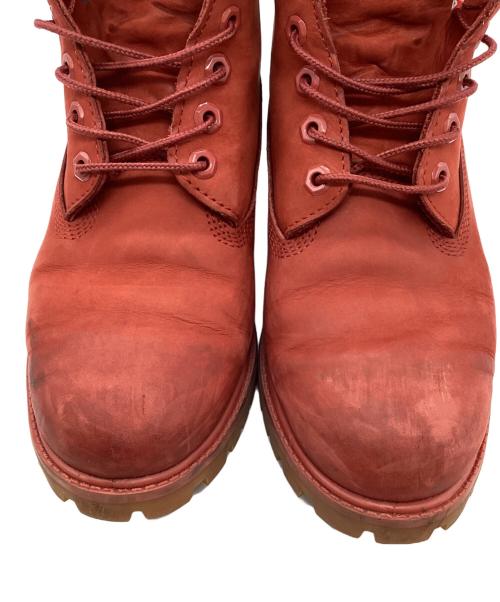 Timberland（ティンバーランド）Timberland (ティンバーランド) レースアップブーツ レッド サイズ:SIZE 8Wの古着・服飾アイテム