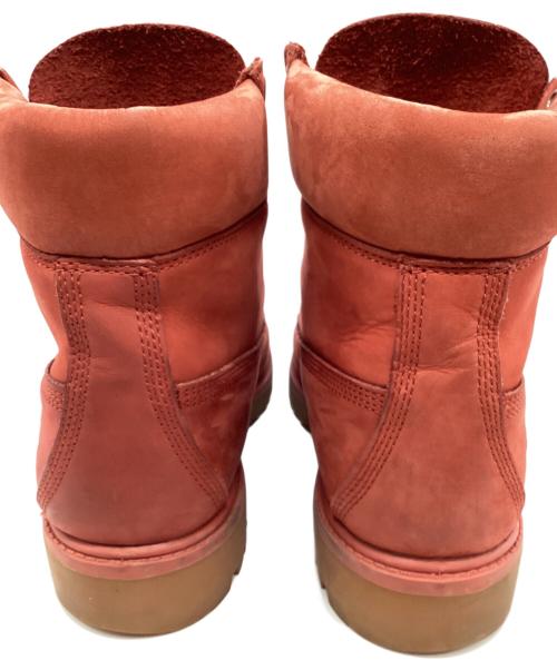 Timberland（ティンバーランド）Timberland (ティンバーランド) レースアップブーツ レッド サイズ:SIZE 8Wの古着・服飾アイテム