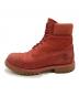Timberland (ティンバーランド) レースアップブーツ レッド サイズ:SIZE 8W：7000円