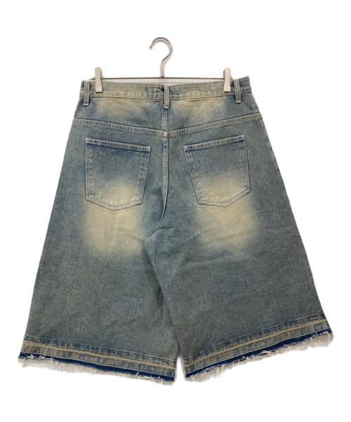 NOS COULEURS（ノ クールール）NOS COULEURS (ノ クールール) WIDE DENIM SHORTS / ワイド デニム ショーツ インディゴ サイズ:2の古着・服飾アイテム