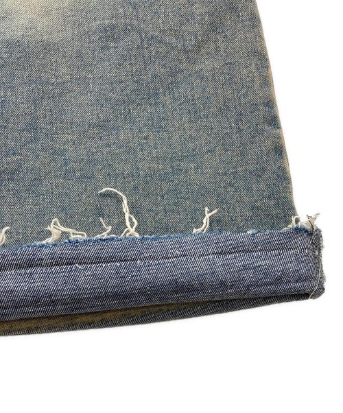 NOS COULEURS（ノ クールール）NOS COULEURS (ノ クールール) WIDE DENIM SHORTS / ワイド デニム ショーツ インディゴ サイズ:2の古着・服飾アイテム