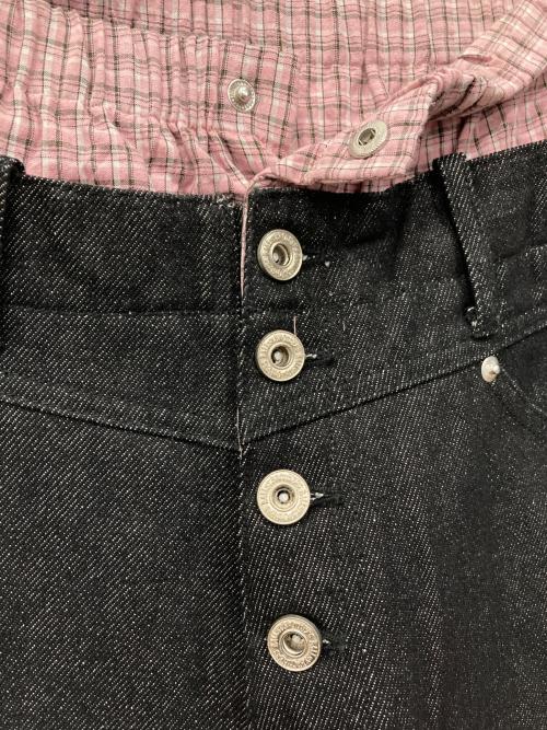 Ballsy.Brothers（ボールジーブラザーズ）BALLSY.BROTHERS (ボールジーブラザーズ) Trunks Docking Baggy Jorts / トランクスドッキングバギージョーツ インディゴ サイズ:Lの古着・服飾アイテム