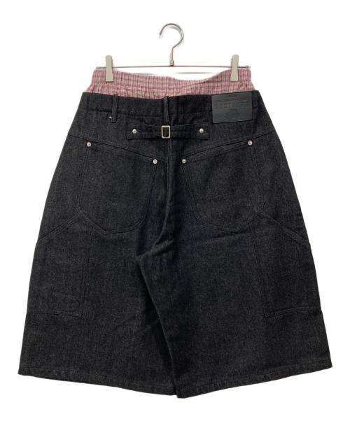 Ballsy.Brothers（ボールジーブラザーズ）BALLSY.BROTHERS (ボールジーブラザーズ) Trunks Docking Baggy Jorts / トランクスドッキングバギージョーツ インディゴ サイズ:Lの古着・服飾アイテム