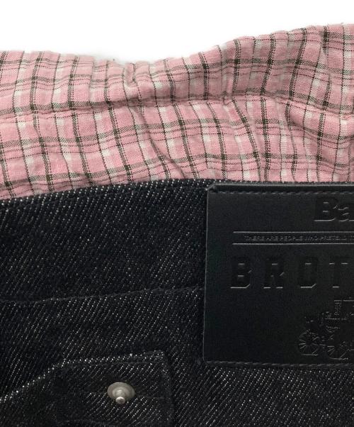 Ballsy.Brothers（ボールジーブラザーズ）BALLSY.BROTHERS (ボールジーブラザーズ) Trunks Docking Baggy Jorts / トランクスドッキングバギージョーツ インディゴ サイズ:Lの古着・服飾アイテム