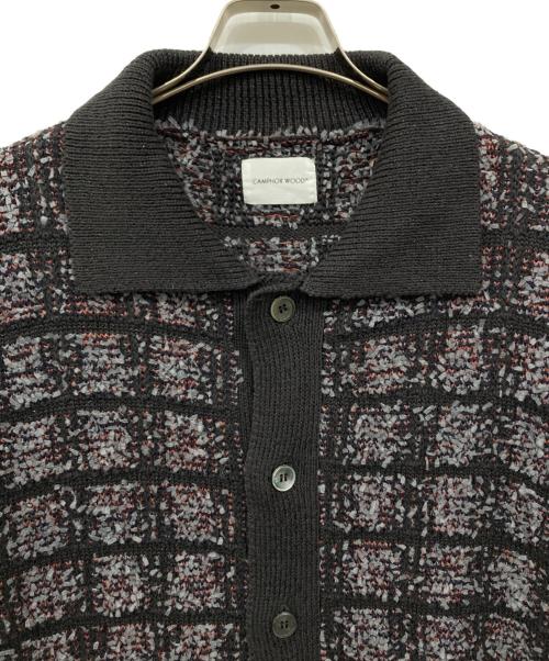 CAMPHOR WOOD（カンファーウッド）CAMPHOR WOOD (カンファーウッド) ニットシャツジャケット グレー サイズ:Mの古着・服飾アイテム