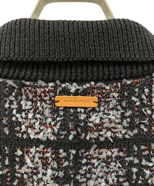 CAMPHOR WOOD（カンファーウッド）CAMPHOR WOOD (カンファーウッド) ニットシャツジャケット グレー サイズ:Mの古着・服飾アイテム